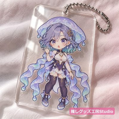 カード型アクリルキーホルダー