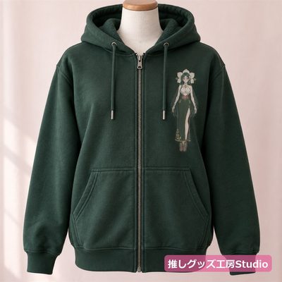 ジップアップパーカー
