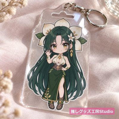 パッケージ風アクリルキーホルダー