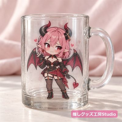 ガラスマグカップ