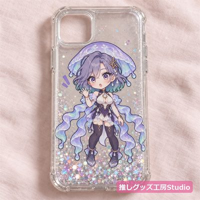 グリッタースマホケース