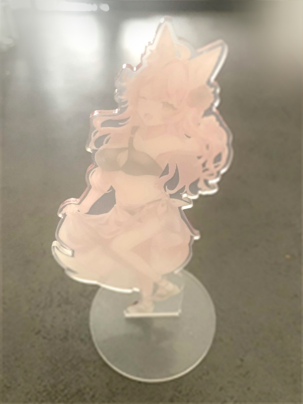 特注アクリルスタンド 背面